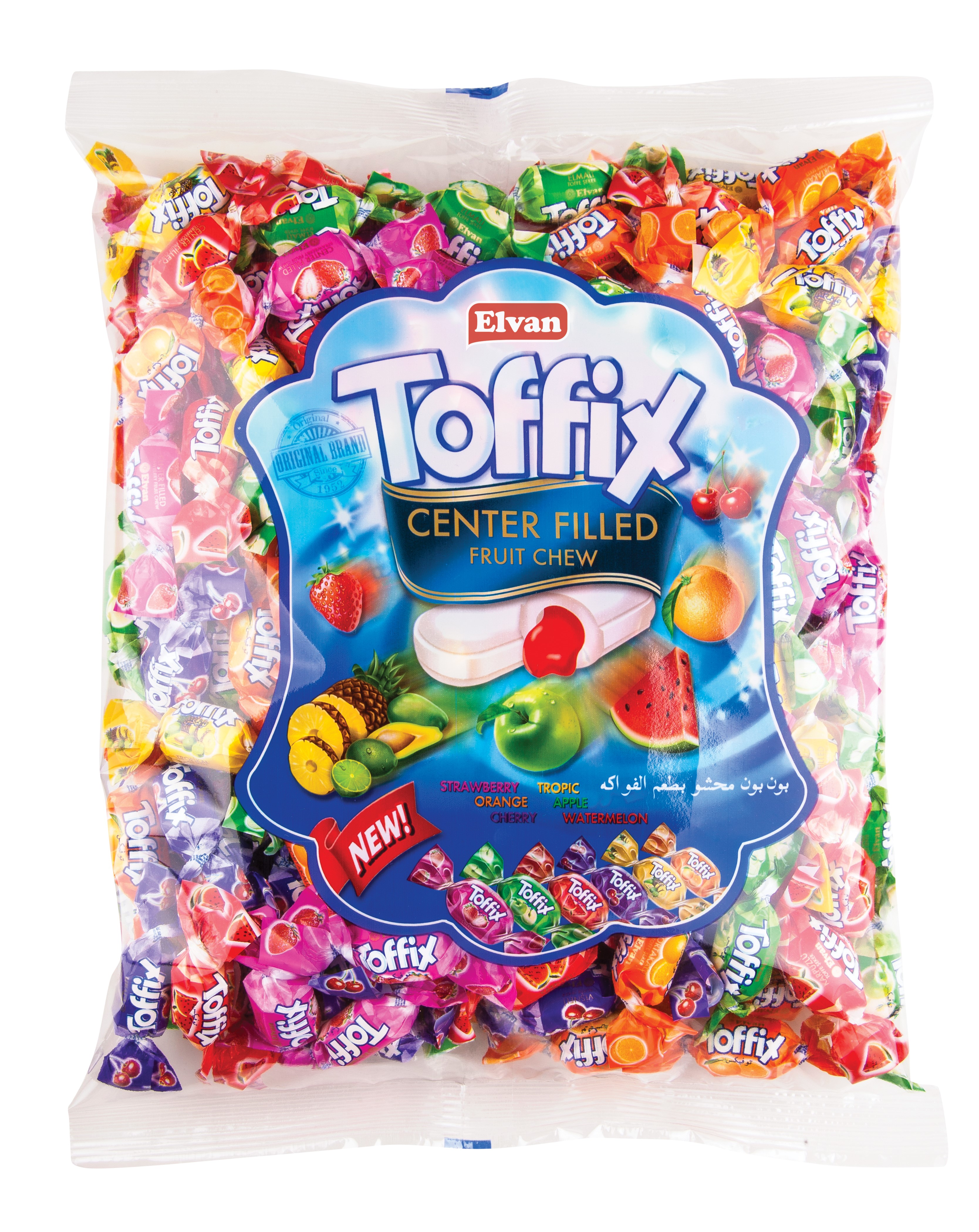 Toffix Mix Şeker 1000 Gr. Poşet 8 Adet (1 Koli)