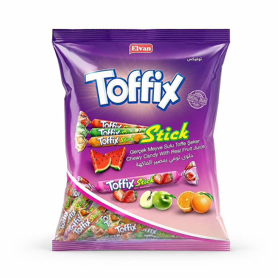 Toffix Stick Fruit Mix Candy 800 Gr. (1 Bag) - 1