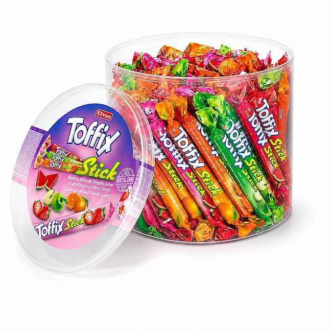 Toffix Stick Fruit Mix Candy 800 Gr. (1 box) - Toffix