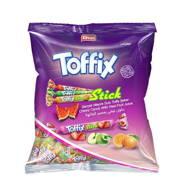 Toffix Stick Meyveli Mix Şeker 800 Gr. (1 Poşet) - 2