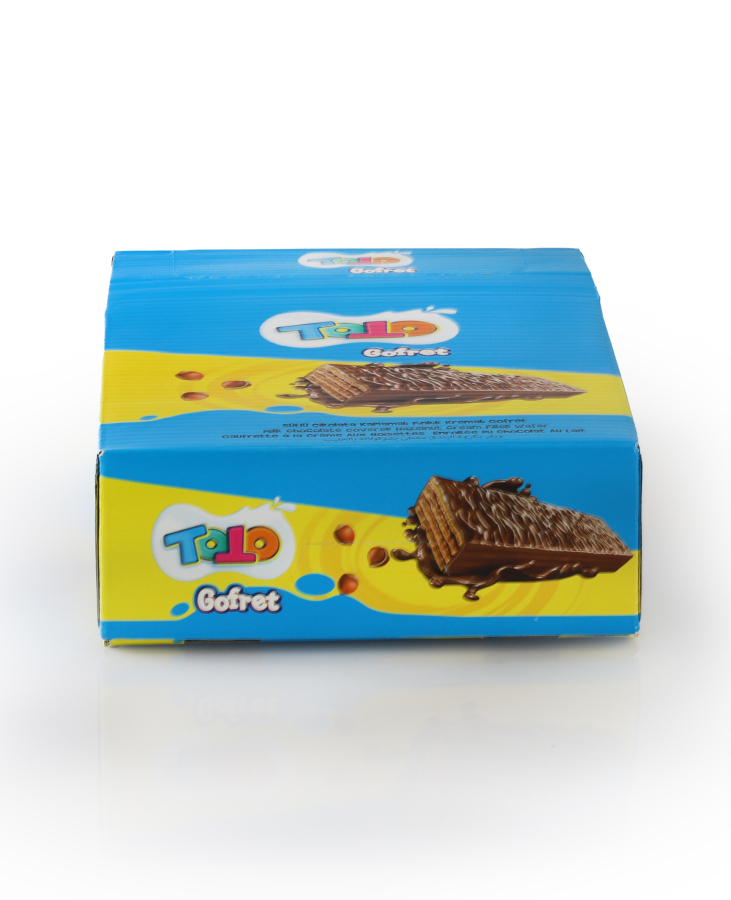 Toto Sütlü Çikolata Kaplamalı Fındık Kremalı Gofret 26 Gr. 24 Adet (1 Kutu) - 3