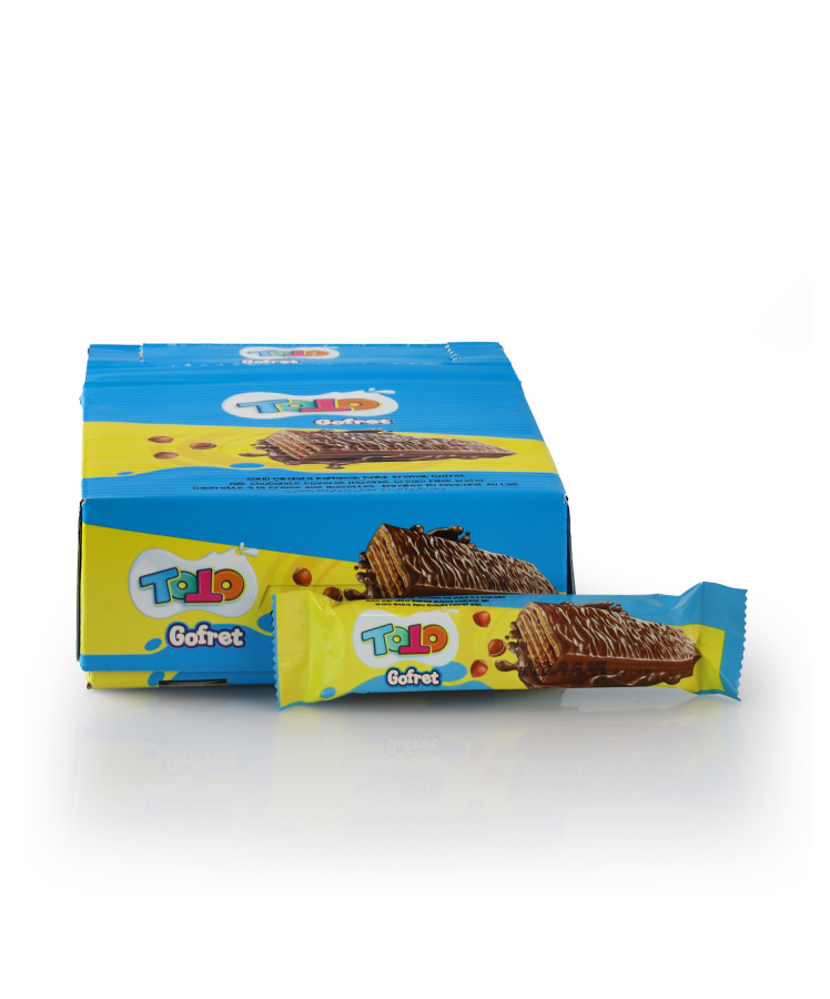 Toto Sütlü Çikolata Kaplamalı Fındık Kremalı Gofret 26 Gr. 24 Adet (1 Kutu) - 4