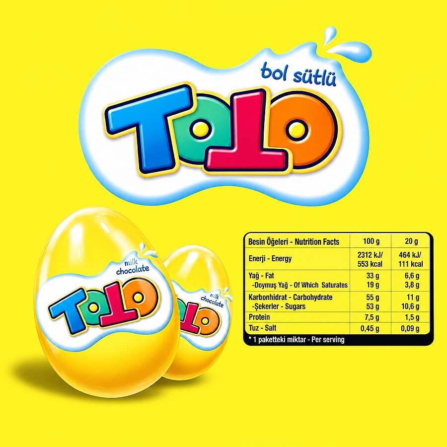 Toto Çikolatalı Oyuncak Sürpriz Yumurta 24 Adet (1 Kutu) - 6