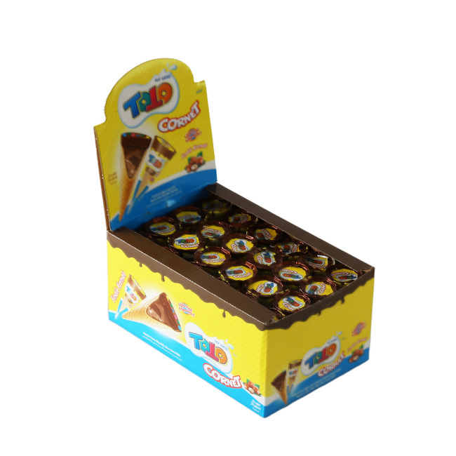 Toto Cornet Gofret Fındıklı 25 Gr. 24lü (1 Kutu) - 3