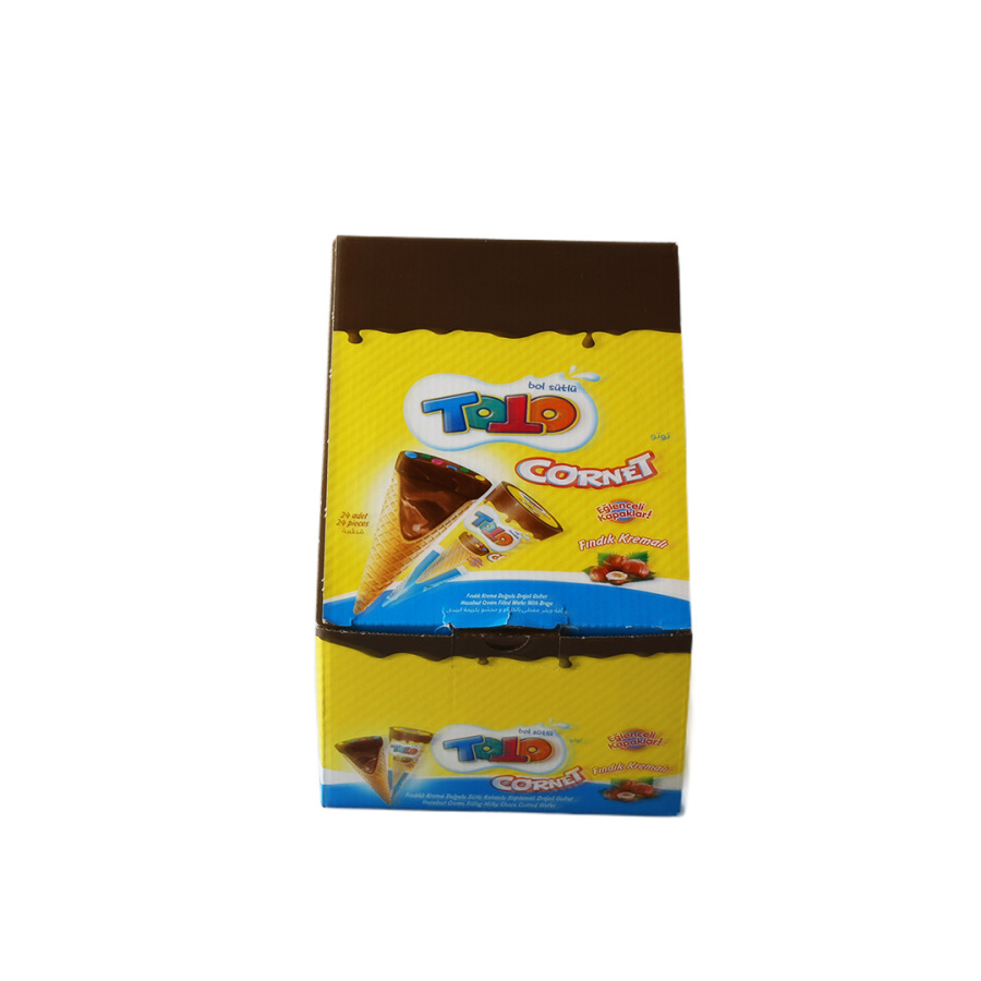 Toto Cornet Gofret Fındıklı 25 Gr. 24lü (1 Kutu) - 5