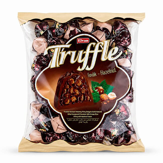 Truffle with Hazelnuts 500 Gr. (1 Bag) - Truffle