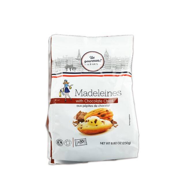 Un Gourmand Madeleines Çikolata Parçacıklı Kek 250 Gr (1 Paket) - 2