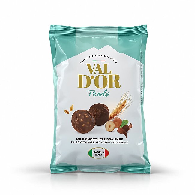Val D’or Fındık Kremalı ve Çıtır Gevrek Dolgulu Çikolata 250 Gr. (1 Yeşil Poşet) - 2