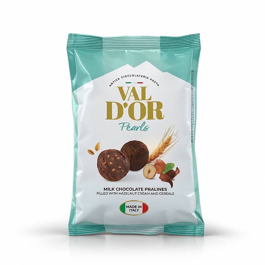 Val D’or Fındık Kremalı ve Çıtır Gevrek Dolgulu Çikolata 250 Gr. (1 Yeşil Poşet) - 2