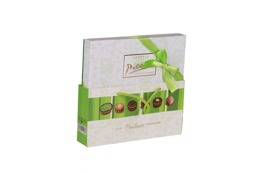 Vanelli Picasso Madlen Mix Çikolata 200 Gr. (1 Yeşil Kutu) - 1