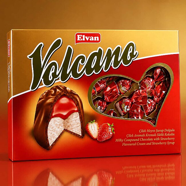Volcano Çilekli 300 Gr (1 Kutu) - 2