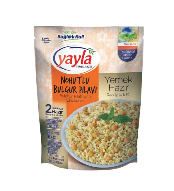 Yayla Bulgur Pilaf with Chickpeas 250 Gr. (1 package) - Yayla