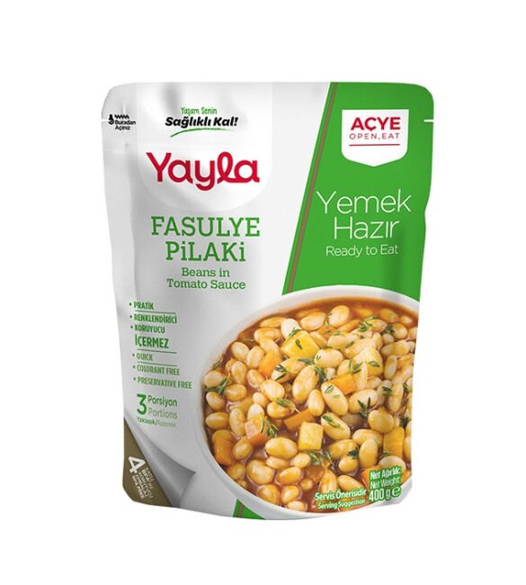 Yayla Fasulye Pilaki 400 Gr. (1 Paket) - Yayla