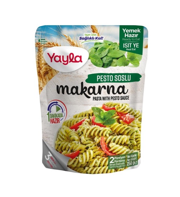 Yayla Pesto Sauce Pasta 250 Gr. (1 package) - Yayla