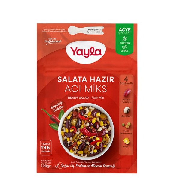 Yayla Salata Acı Miks 120 Gr. (1 Paket) - Yayla