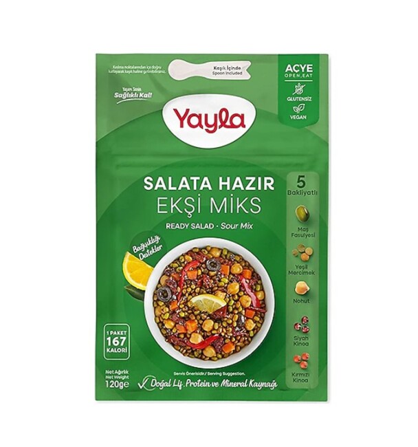 Yayla Salata Ekşi Miks 120 Gr. (1 Paket) - Yayla