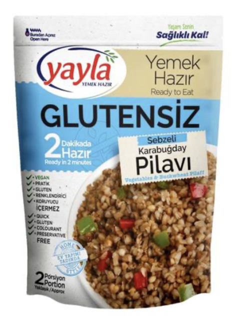 Yayla Sebzeli Karabuğday Pilavı 250 Gr. (1 Paket) - Yayla