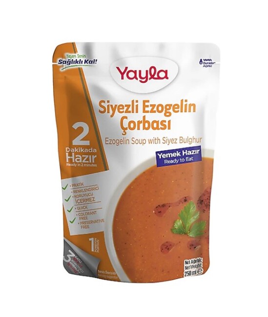 Yayla Siyezli Ezogelin Çorbası 250 ML. (1 Paket) - Yayla